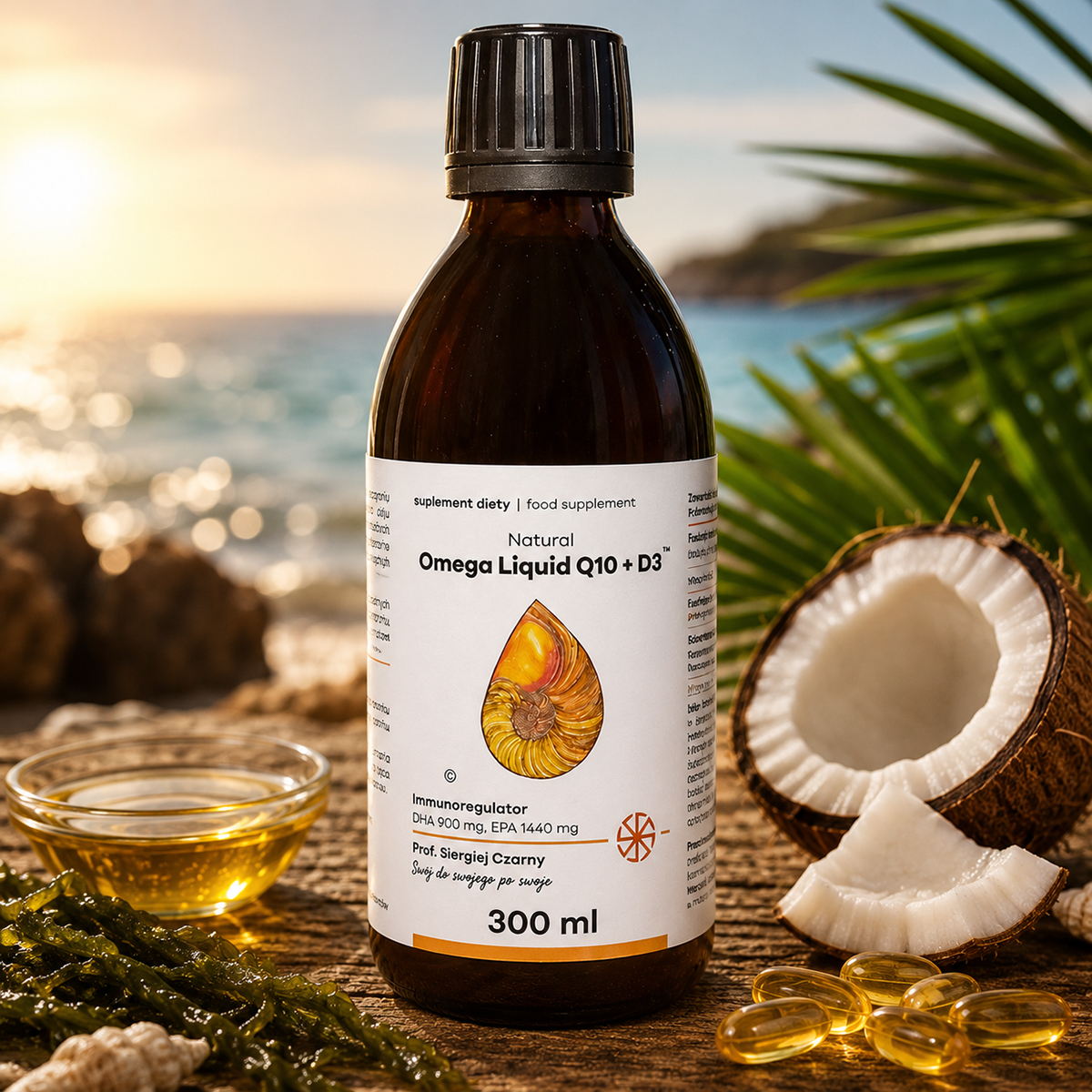 Natural Omega Liquid Q10D3™ - Naturalna Odnowa